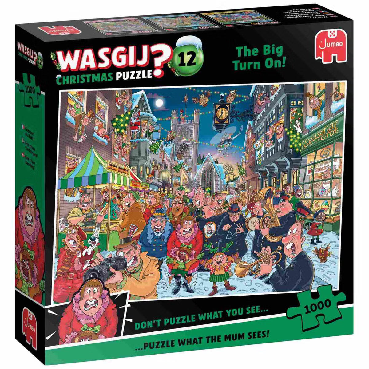 Wasgij Christmas 12 The Big Turn On! 1000 Palan Palapeli