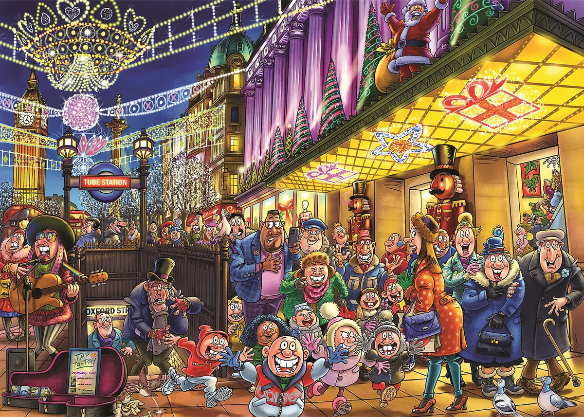 Wasgij Christmas nro 20 Spirits Of Christmas! 1000 palan palapeli