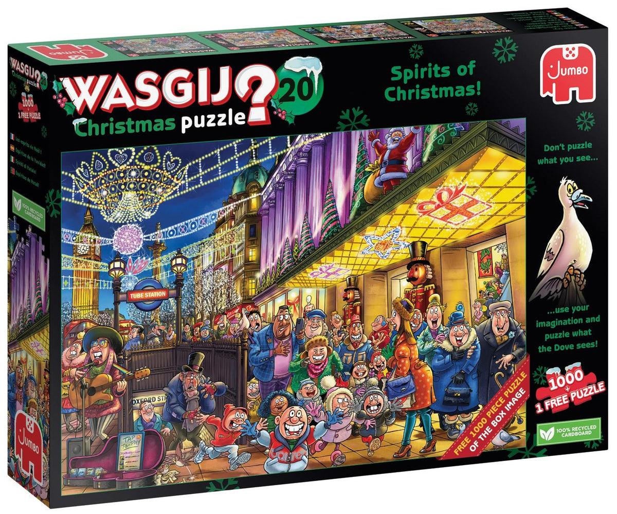 Wasgij Christmas nro 20 Spirits Of Christmas! 1000 palan palapeli