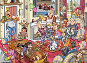 Wasgij Mystery Retro 10 Spring Has Sprung! 1000 Palan Palapeli