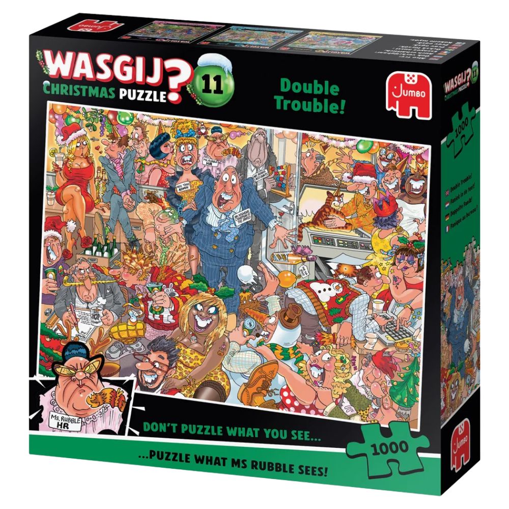 Wasgij Original 1000 palan palapeli Double Trouble!