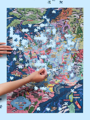 Water And Wines France, Wine Puzzle, 1000 Palan Viini Palapeli