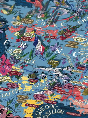 Water And Wines France, Wine Puzzle, 1000 Palan Viini Palapeli