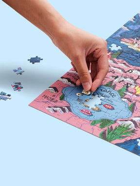 Water And Wines France, Wine Puzzle, 1000 Palan Viini Palapeli