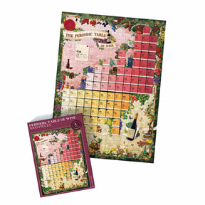 Water And Wines Periodic Table Of Wine, 1000 Palan Viini Palapeli