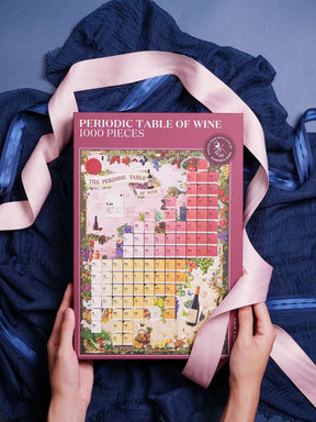 Water And Wines Periodic Table Of Wine, 1000 Palan Viini Palapeli