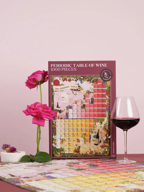 Water And Wines Periodic Table Of Wine, 1000 Palan Viini Palapeli