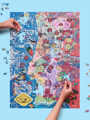 Water And Wines Portugal, Wine Puzzle, 1000 Palan Viini Palapeli