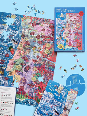 Water And Wines Portugal, Wine Puzzle, 1000 Palan Viini Palapeli