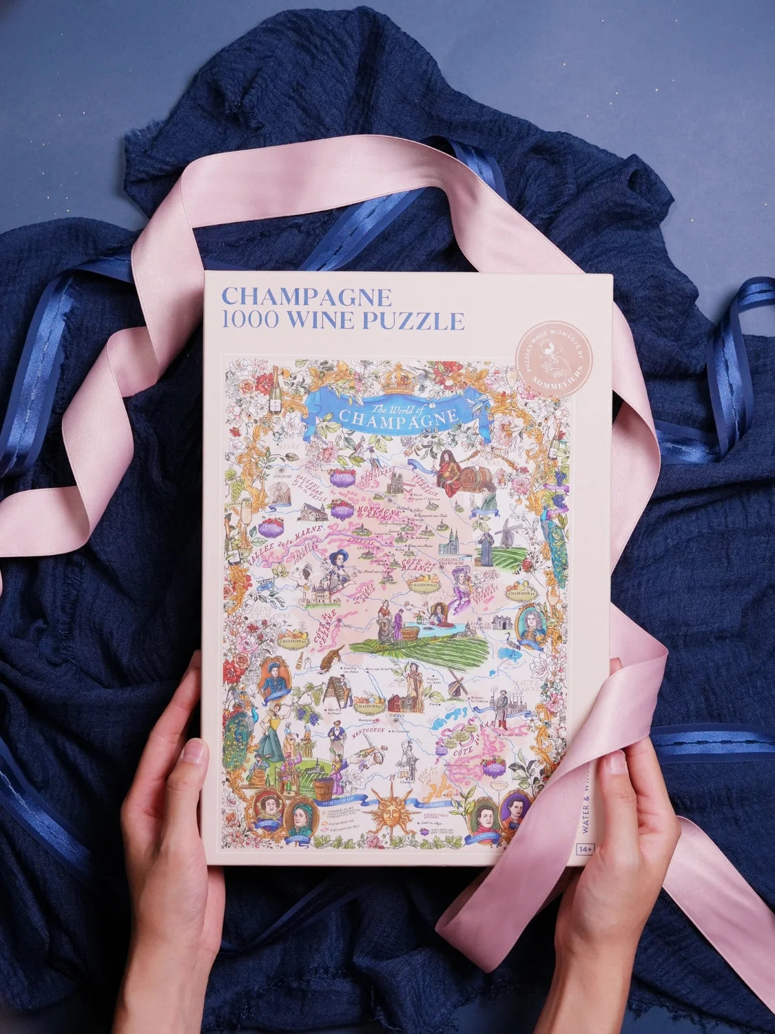 Water And Wines The World Of Champagne, 1000 Palan Samppanja Palapeli