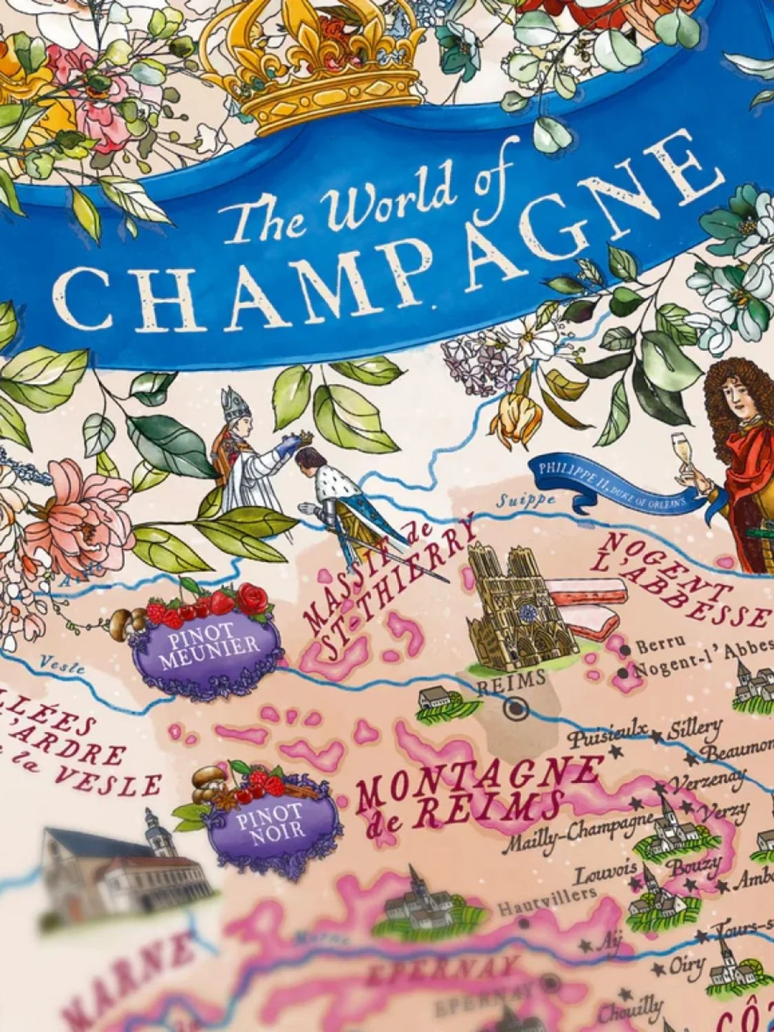 Water And Wines The World Of Champagne, 1000 Palan Samppanja Palapeli