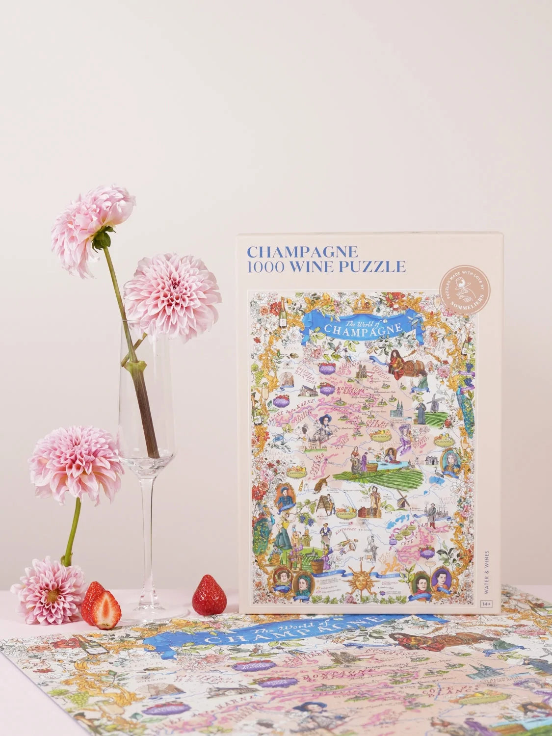 Water And Wines The World Of Champagne, 1000 Palan Samppanja Palapeli