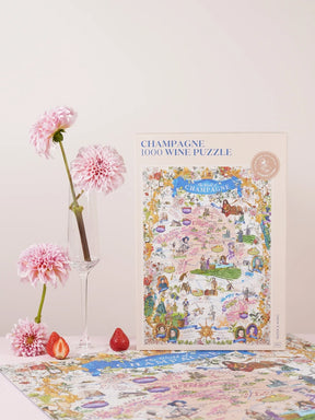 Water And Wines The World Of Champagne, 1000 Palan Samppanja Palapeli