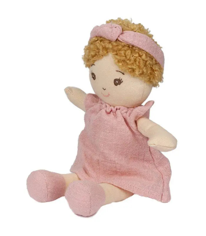 Wilberry Pehmeä Nukke/Mollamaija Vaaleanpunainen Asu 25 cm