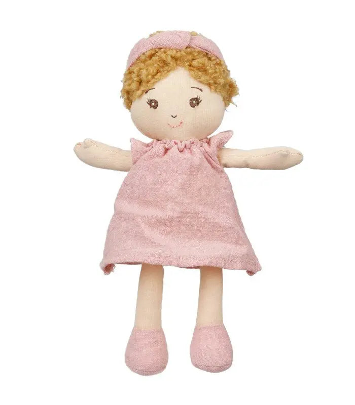 Wilberry Pehmeä Nukke/Mollamaija Vaaleanpunainen Asu 25 cm