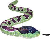 Wild Republic Green Purple Käärme Pehmolelu 137cm