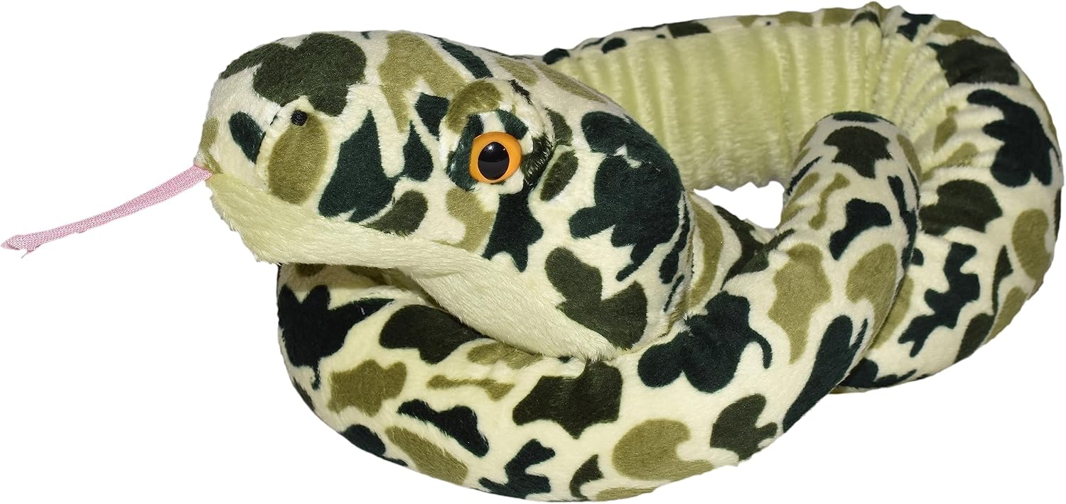 Wild Republic Vihreä Camo Käärme Pehmolelu 137cm