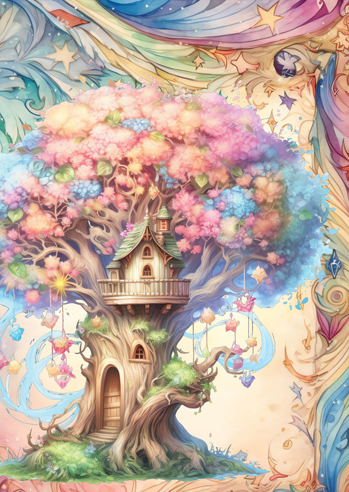 Yazz Puzzle Fairy Tree 1000 Palan Palapeli