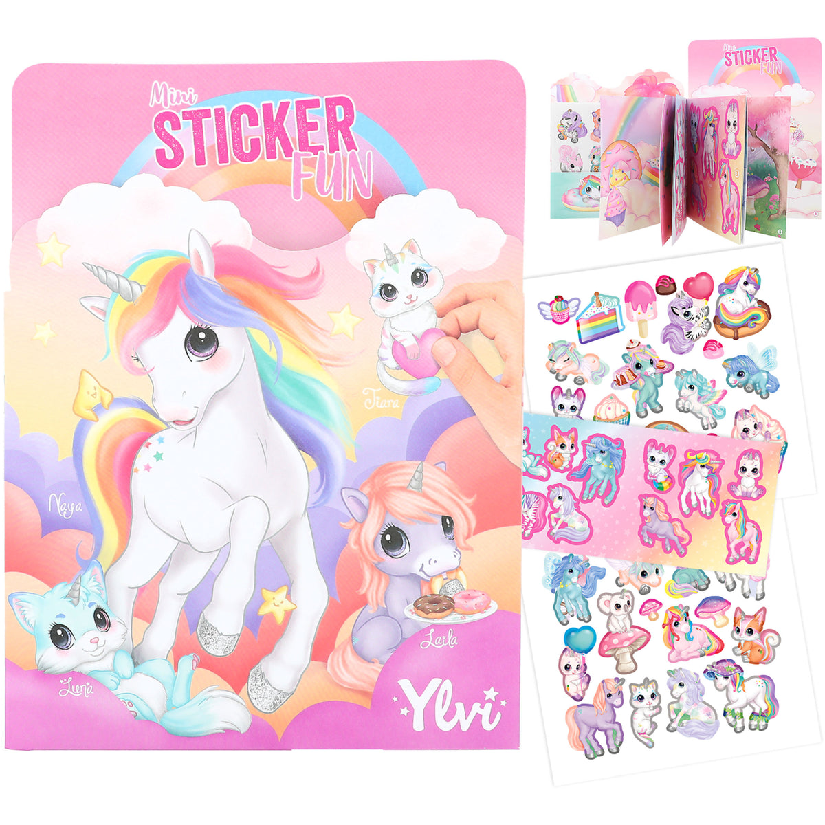 Ylvi Mini Sticker Fun Yksisarvistarrakirja
