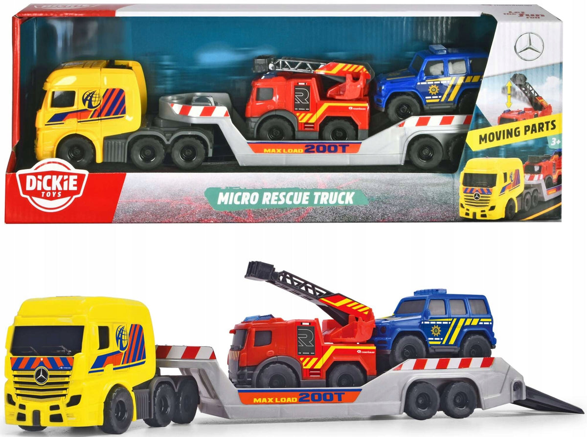 Simba Dickie Micro Rescue Truck Autonkuljetusauto