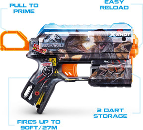 ZURU X-Shot Skins Jurassic World Vaahtoammusase ja Ammukset