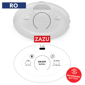 Zazu Ro The Rabbit Yövalo sekä Soittorasia Valkoinen