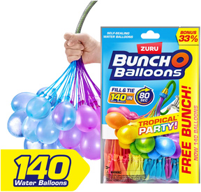 Zuru Bunch O Balloons Tropical Itsekiinnittyvät Vesi-Ilmapallot