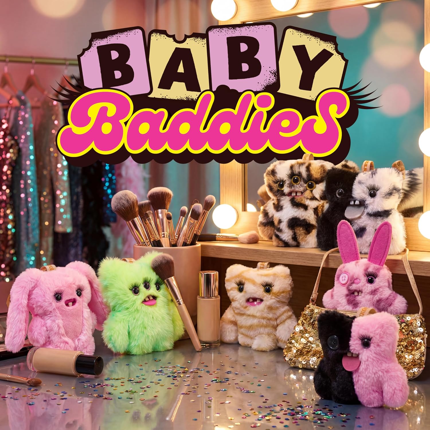 Zuru Fuggler Baby Baddies Laukkumaskotti Yllätyspakkaus