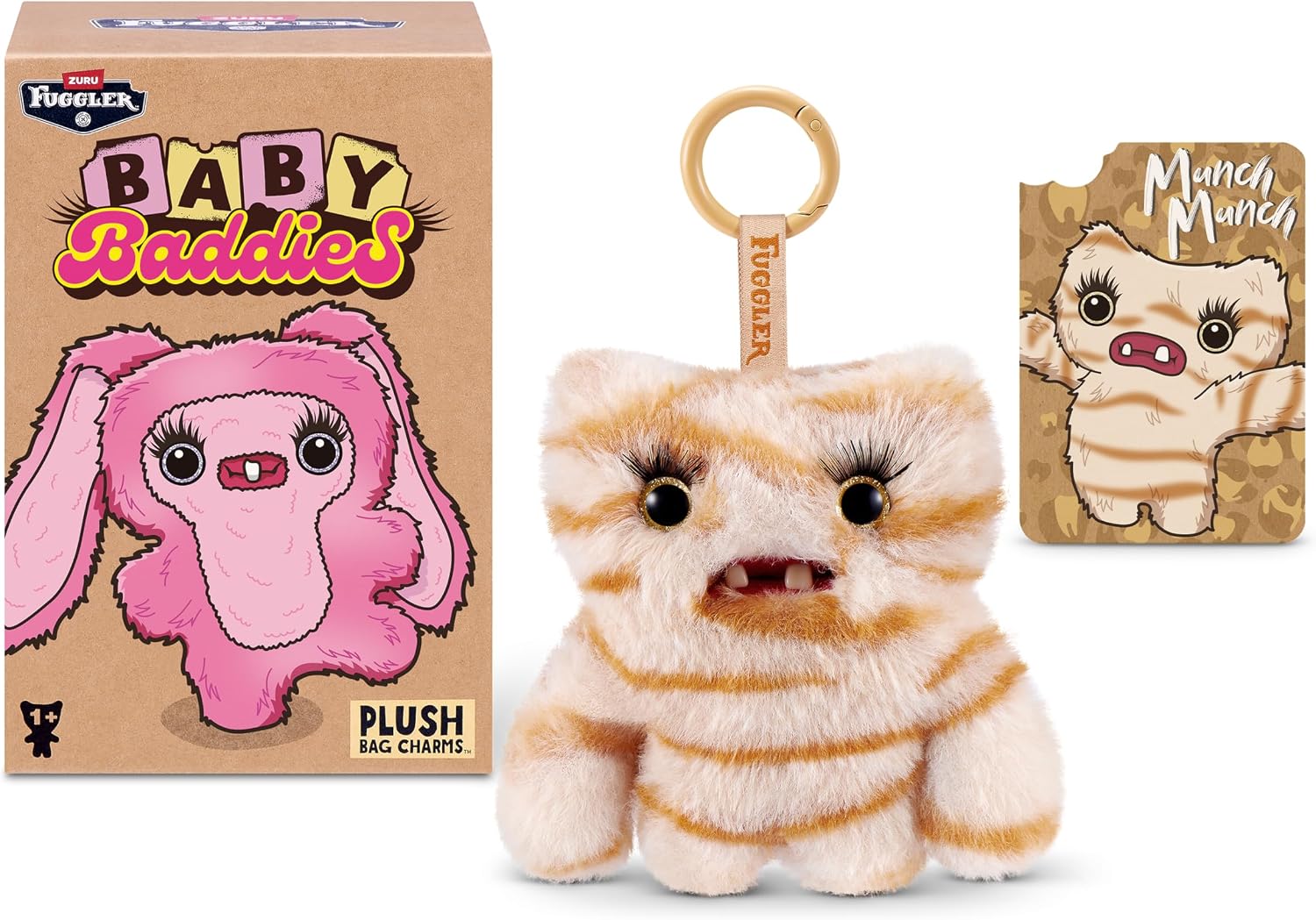 Zuru Fuggler Baby Baddies Laukkumaskotti Yllätyspakkaus