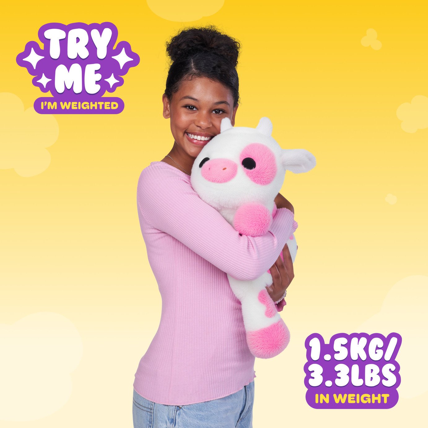 Zuru Hug-a- Lumps Painopehmolelu Lehmä 45 cm