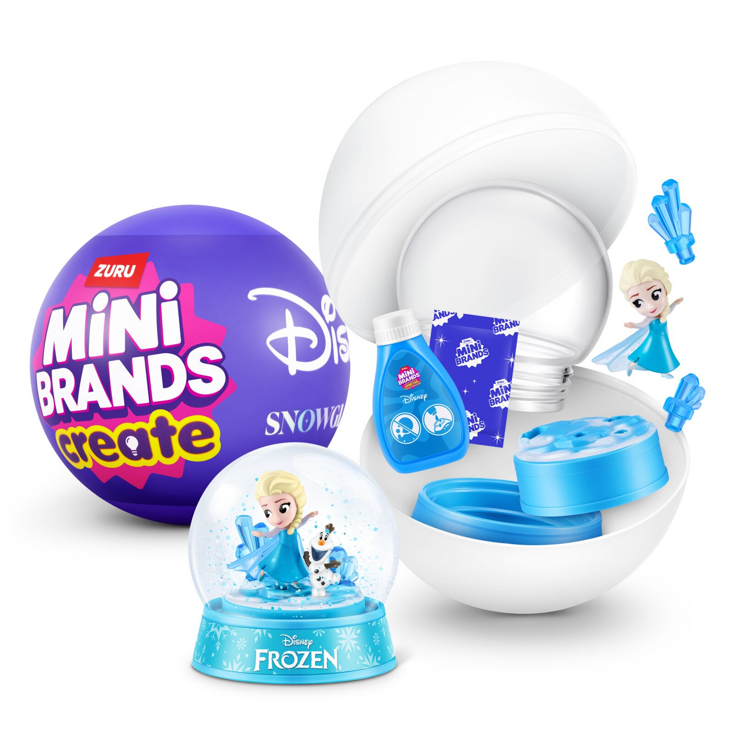 Zuru Mini Brands Lumisadepallo Snow Globes Disney Yllätyspallo