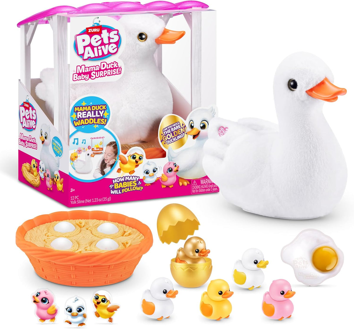 Zuru Pets Alive Mama Duck Surprise Interaktiivinen Ankka