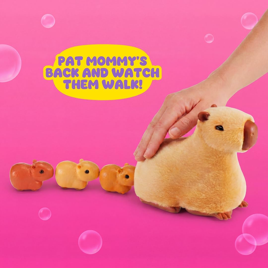 Zuru Pets Alive Mommy Cappy & Baby Surprise Interaktiivinen Capybara