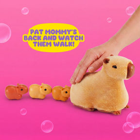 Zuru Pets Alive Mommy Cappy & Baby Surprise Interaktiivinen Capybara