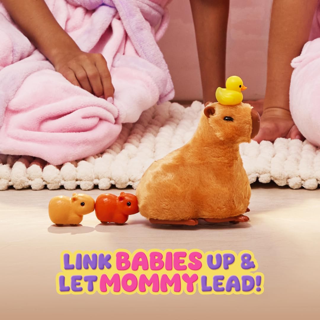 Zuru Pets Alive Mommy Cappy & Baby Surprise Interaktiivinen Capybara