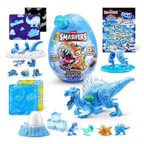 Zuru Smashers Dino Ice Age Light Up Mega Yllätysmuna ja 25 Yllätystä