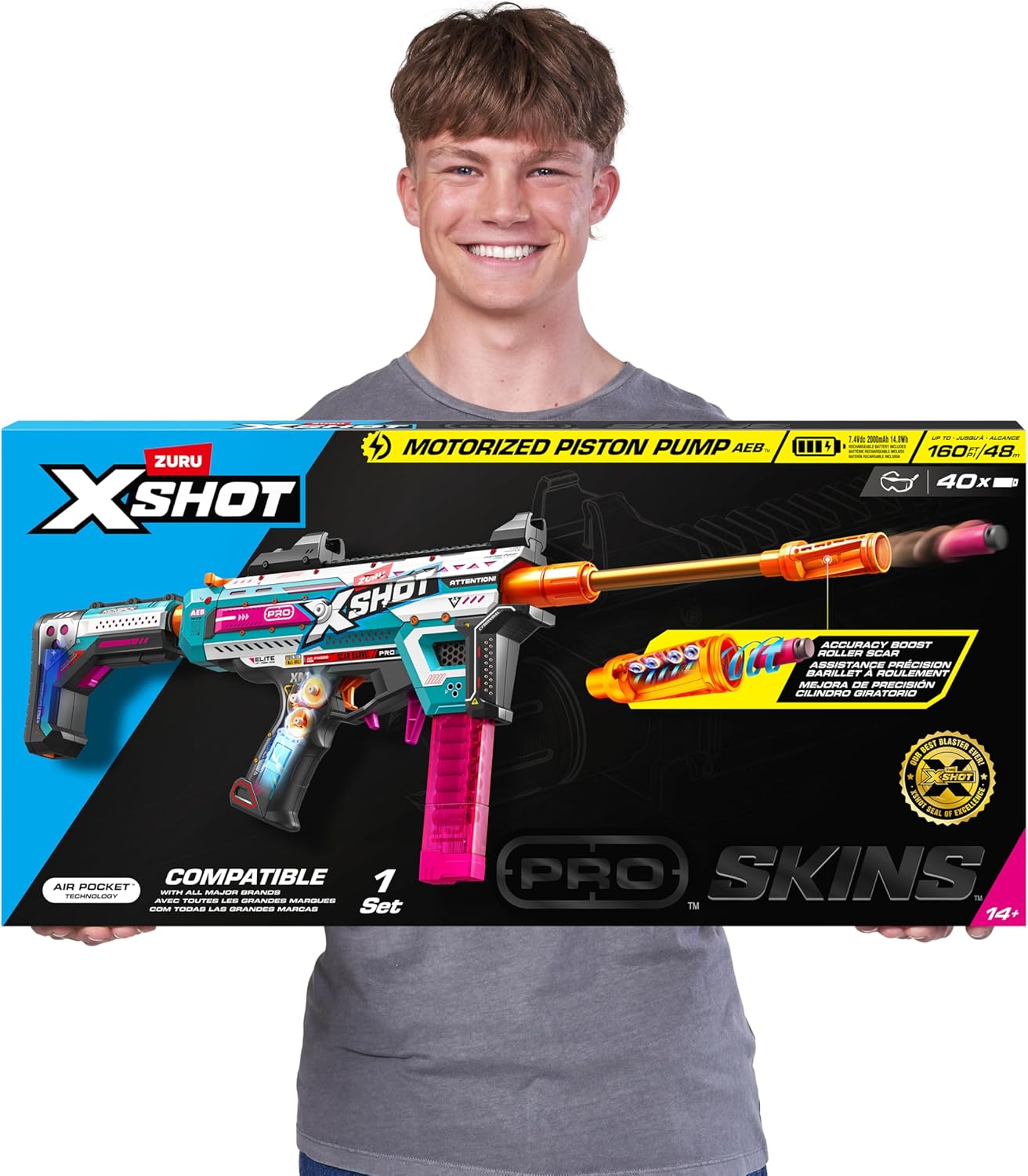 Zuru X-Shot Pro Skins Moottoroitu Vaahtoammusase