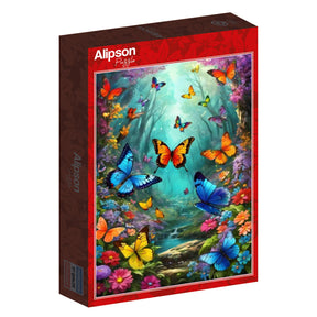 Alipson Puzzle 500 Palan Palapeli Clouds Of Butterflies