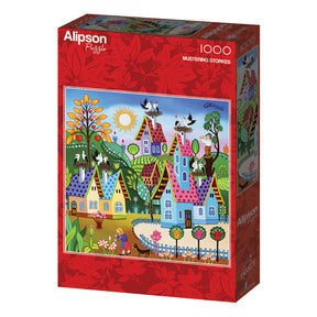 Alipson Puzzle 1000 Palan Palapeli Mustering Storkes