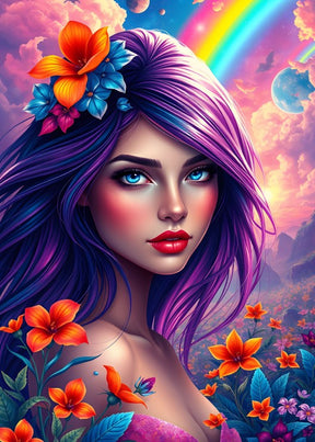 Alipson Puzzle 500 Palan Palapeli Rainbow Girl