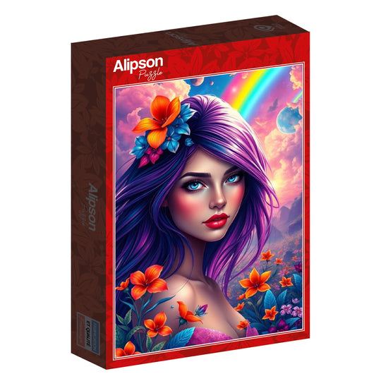 Alipson Puzzle 500 Palan Palapeli Rainbow Girl