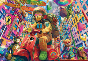 Alipson Puzzle 1000 Palan Palapeli Teddy On The Go