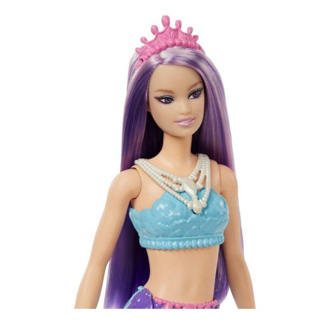 Barbie Dreamtopia Merenneito Violetti/Turkoosi Pyrstö