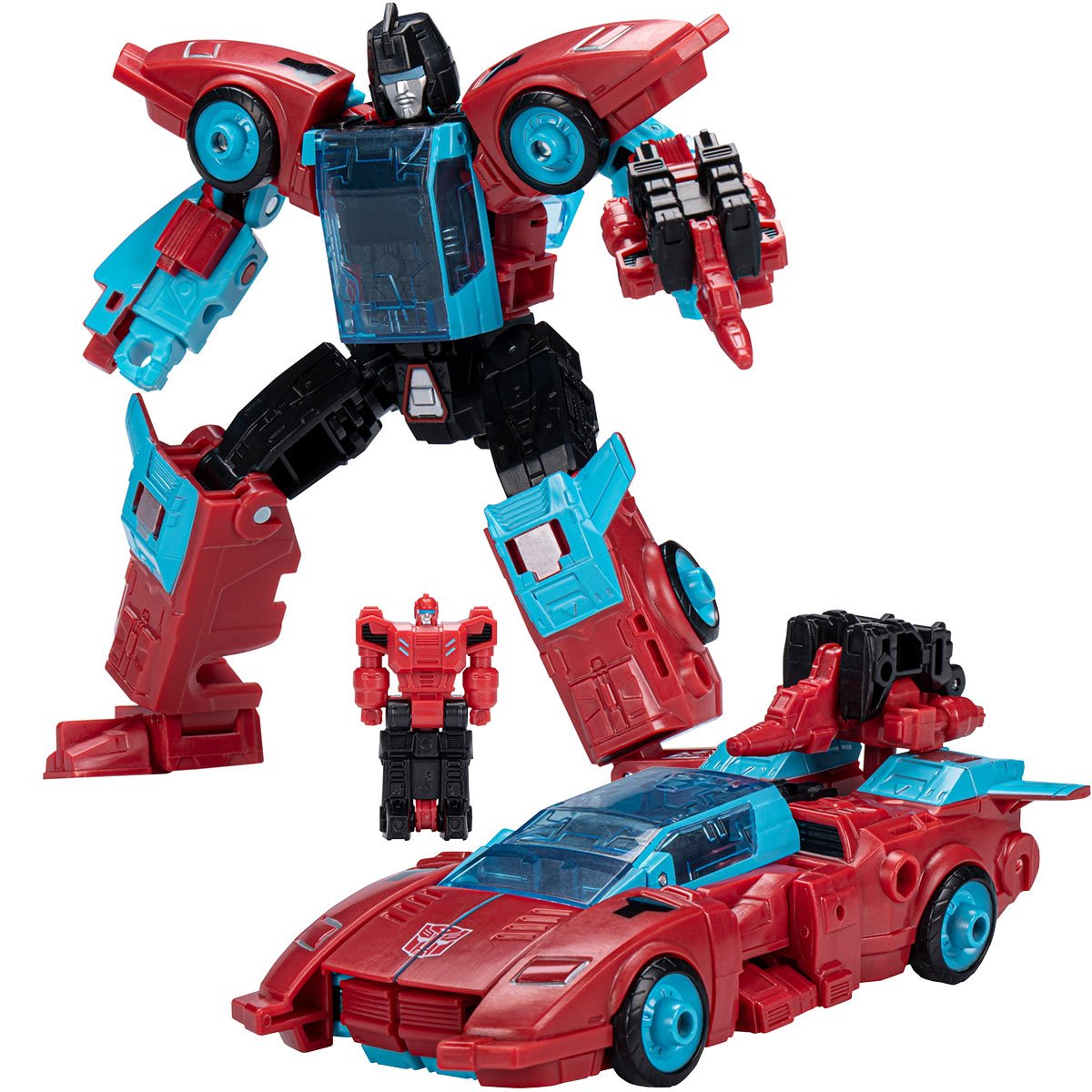 Transformers Legacy Deluxe Class Autobot Pointblank Muuntautuva Robotti