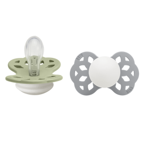 BIBS Infinity Tutti 2kpl Koko 2 Sage GLOW/Cloud GLOW