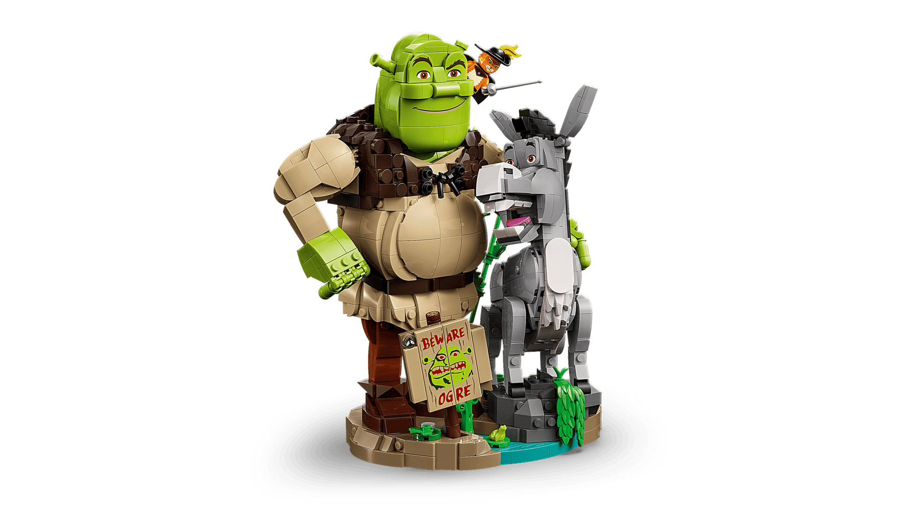 LEGO 72423 Shrek, Aasi ja Saapasjalkakissa