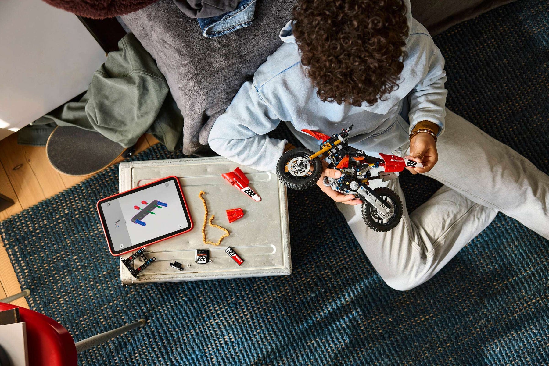 LEGO Technic 42238 Ducati Desmo450 MX Factory Moottoripyörä