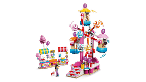 Lego Friends 42700 Karkkien ja Kuppikakkujen Koristama Maailmanpyörä