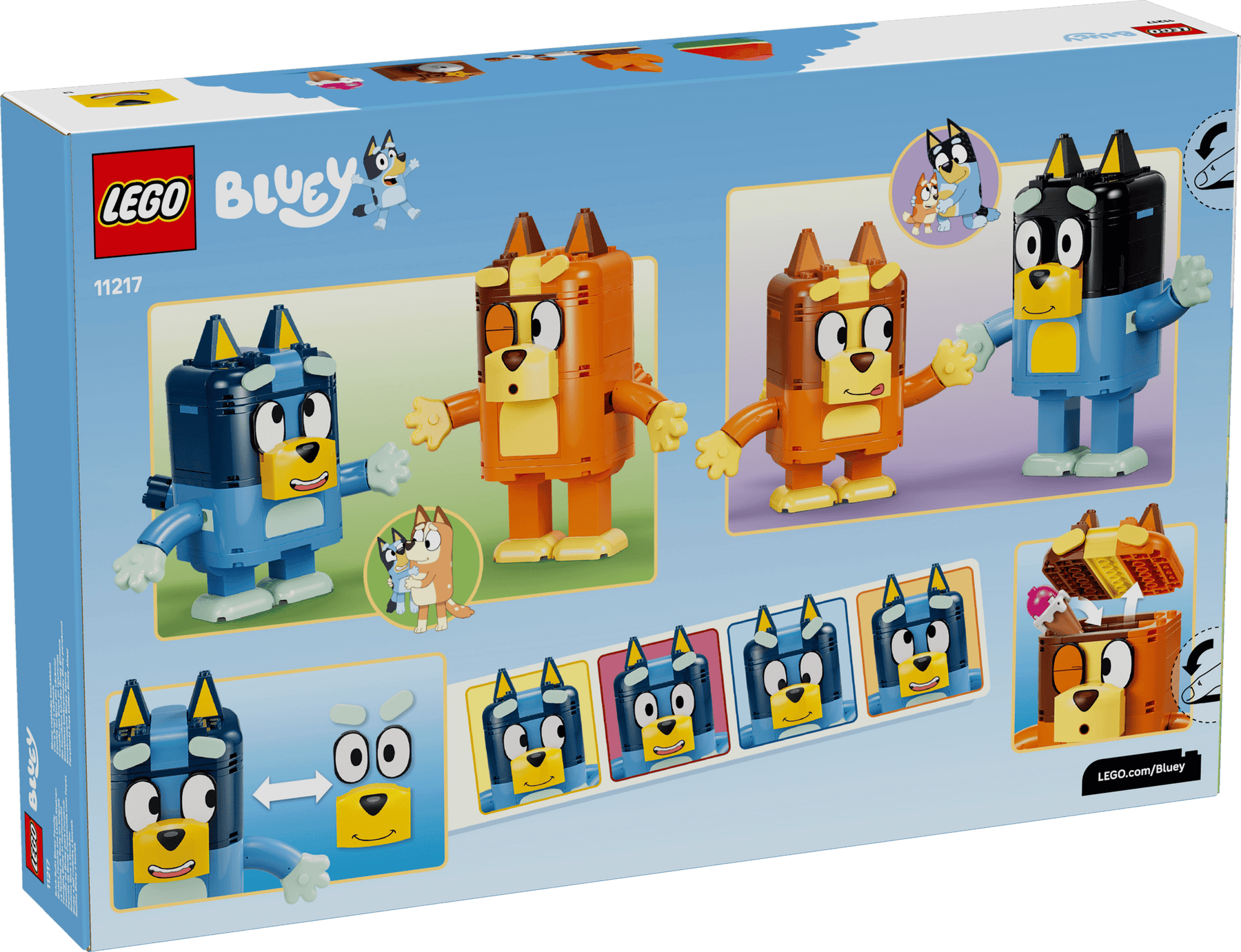 LEGO Bluey 11217 Palikoista Rakennettava Tuurin Perhe