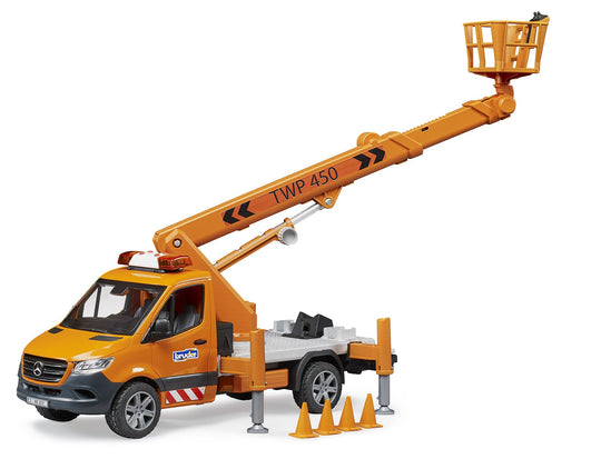 Bruder 02679 MB Sprinter Henkilönostin, Äänillä ja Valoilla 1:16